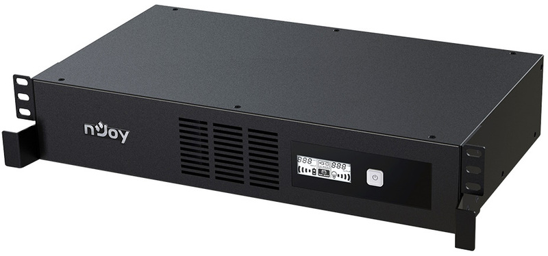 ИБП NJOY Code 1000 (UPLI-LI100CO-AZ01B), Lin.int., 8 x IEC, USB, LCD, металл