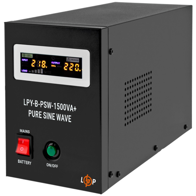 Источник бесперебойного питания LogicPower LPY-B-PSW-1500VA+ 1050W 10A/15A 24V (4130)