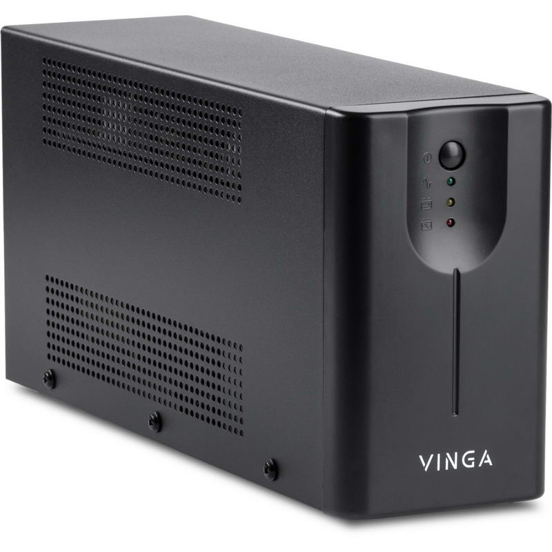 Источник бесперебойного питания Vinga LED 1500VA metal case (VPE-1500M) - фото 2