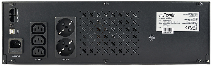 ИБП EnerGenie UPS-RACK-1200 - фото 2