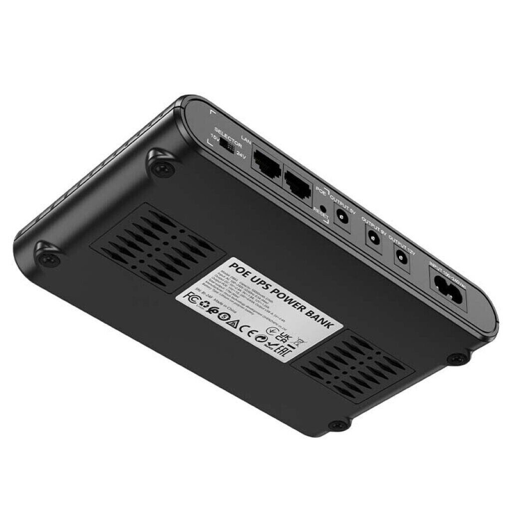 Источник бесперебойного питания Hoco DB63 Portable DC UPS для роутеров 5V/9V/12V 10000 mAh (Black) - фото 2 Источник бесперебойного питания Hoco DB63 Portable DC UPS для роутеров 5V/9V/12V 10000 mAh (Black) - фото 2