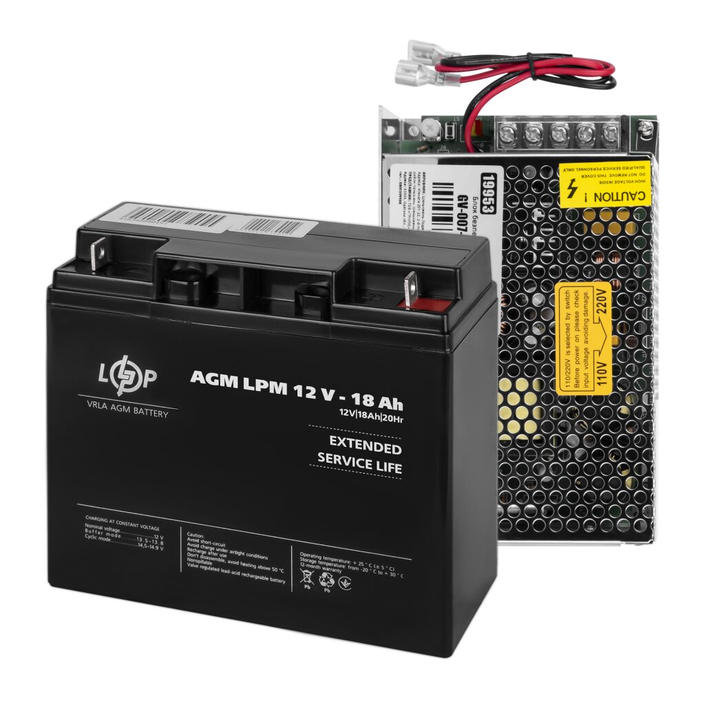 Блок бесперебойного питания LogicPower с АКБ GV-007-UPS-A-1203-8A-18Ah