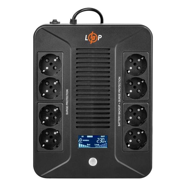 ДБЖ LogicPower LP-UL800VA-8PS 480Вт (16161) - фото 2