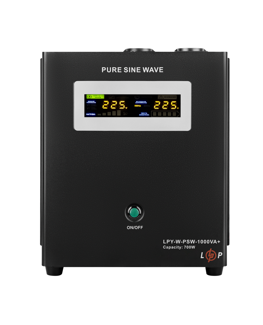 Комплект резервного питания для котла и теплого пола LogicPower W1000 + гелевая батарея 2700 Вт (5869) - фото 1 Комплект резервного питания для котла и теплого пола LogicPower W1000 + гелевая батарея 2700 Вт (5869) - фото 1