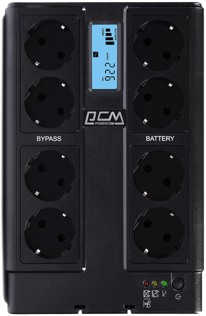 ИБП Powercom CUB-1000N LCD