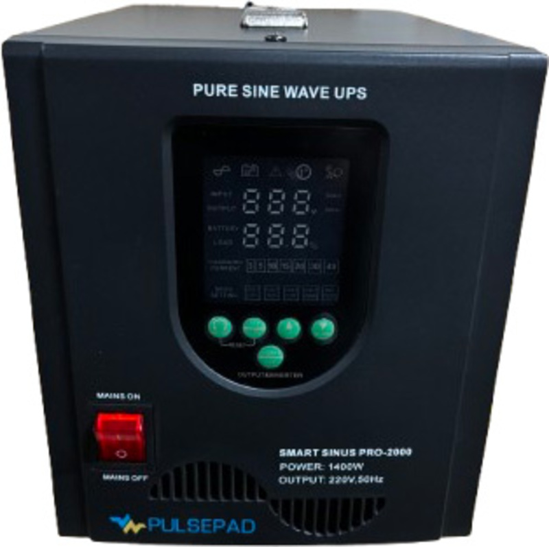 Гібридне ДБЖ/інвертор Pulsepad SMART SINUS PRO 2000