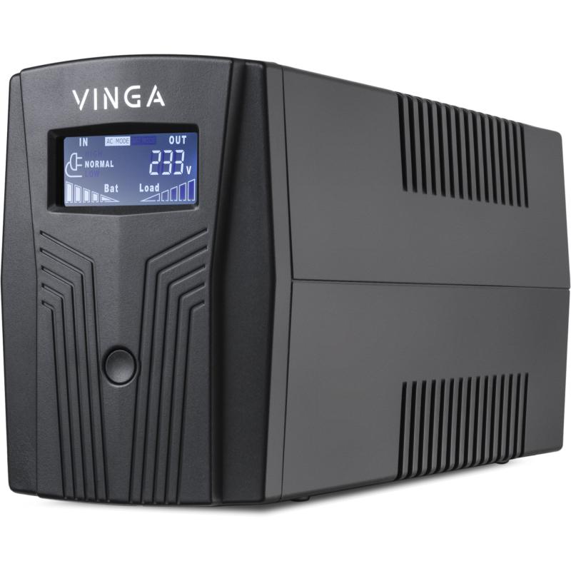 ИБП Vinga LCD 1500VA plastic case (VPC-1500P)