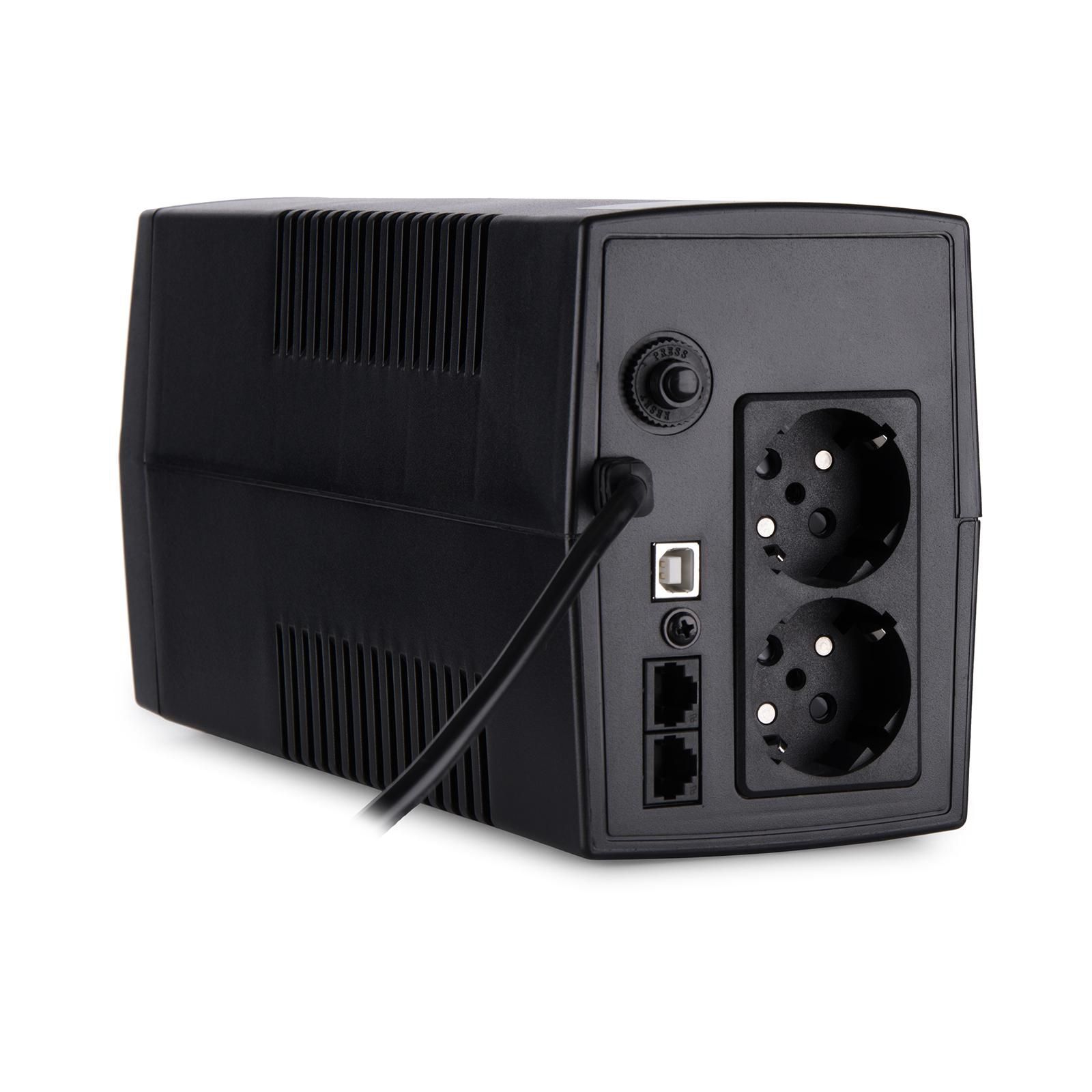 ИБП Vinga LED 800VA plastic case with USB (VPE-800PU) - фото 2 ИБП Vinga LED 800VA plastic case with USB (VPE-800PU) - фото 2