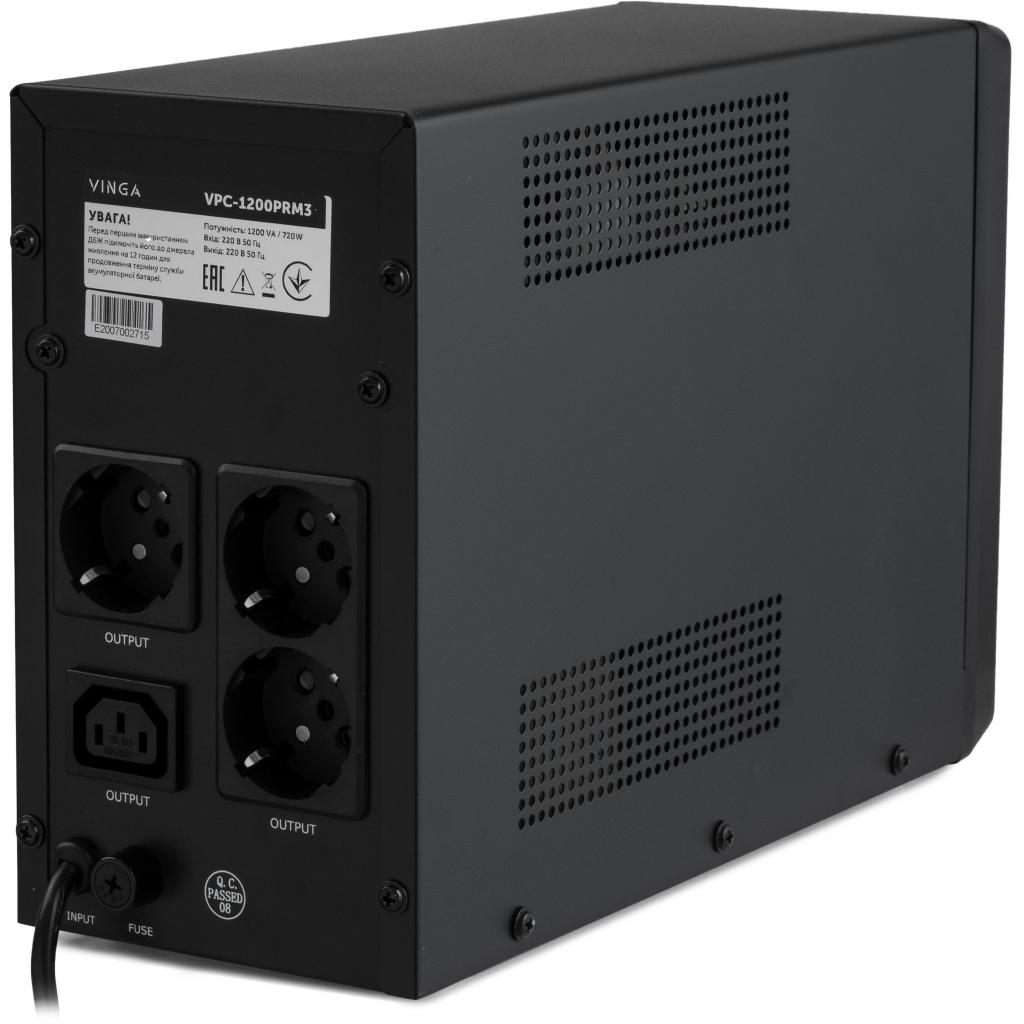 ИБП Vinga LED 1200VA ( VPC-1200PRM3 ) - фото 2