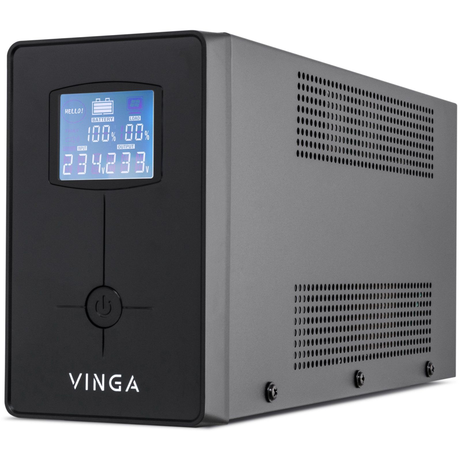 ДБЖ Vinga LCD 1500VA metal case (VPC-1500M)