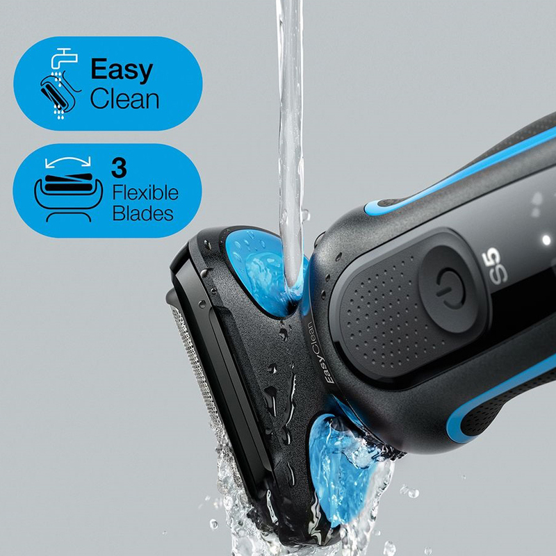 Електробритва Braun Series 5 51-B1200S Blue - фото 3