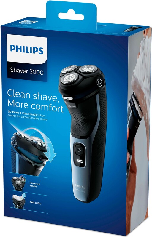 Електробритва Philips Shaver series 3000 S3133/51 Europe - фото 3 Електробритва Philips Shaver series 3000 S3133/51 Europe - фото 3