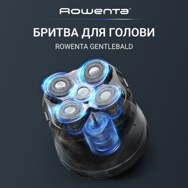 Електробритва Rowenta Gentle Bald TN3110E0 - фото 1 Електробритва Rowenta Gentle Bald TN3110E0 - фото 1