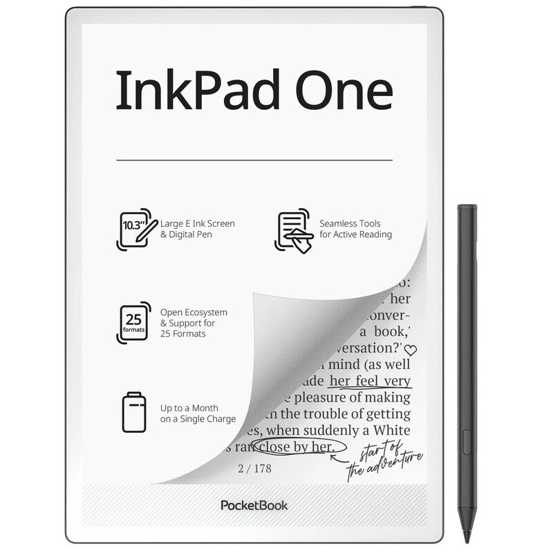 Електронна книжка PocketBook InkPAd One Black (PB1030-8-WW)