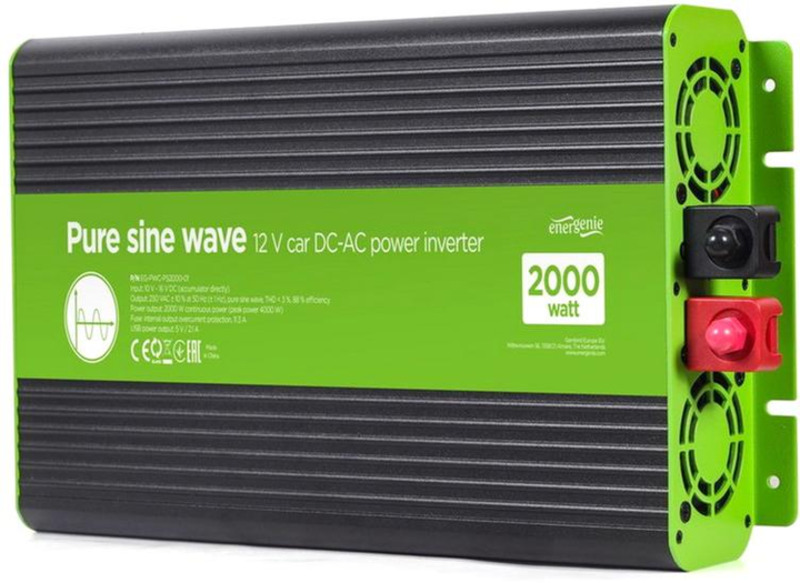 Автомобильный инвертор EnerGenie EG-PWC-PS2000-01 2000W