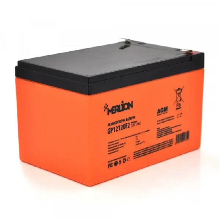 Аккумулятор для ИБП Merlion 12V-12Ah PREMIUM (GP12120F2PREMIUM)