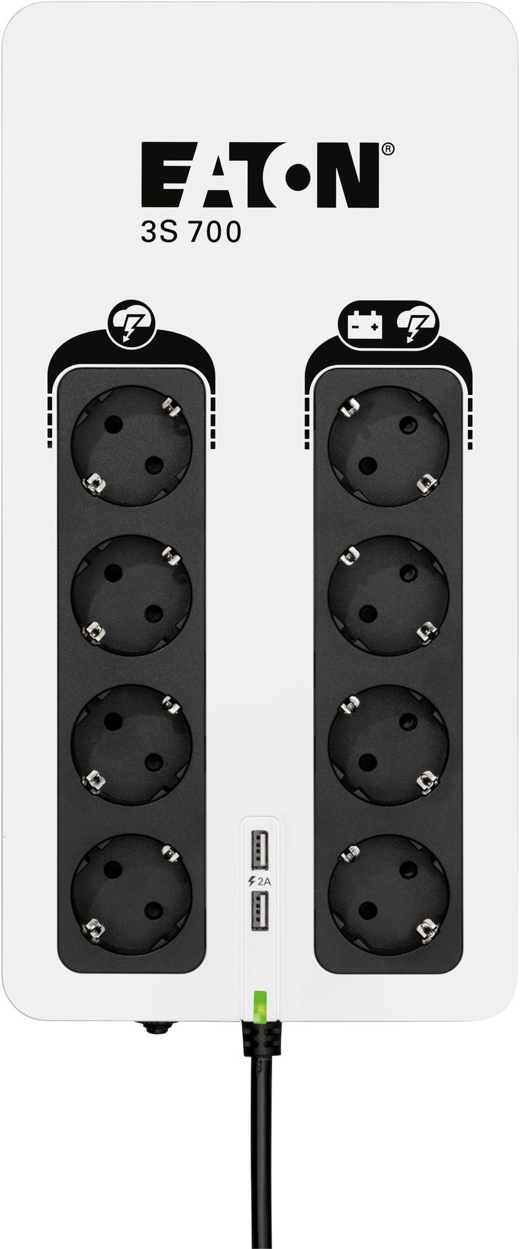 ИБП DESKTOP 3S DIN 700VA 420W 3S700D EATON - фото 1 ИБП DESKTOP 3S DIN 700VA 420W 3S700D EATON - фото 1