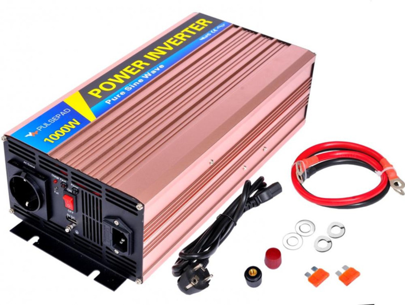 Інвертор Pulsepad PSW-1000 12V 1000W PURE SINE WAVE