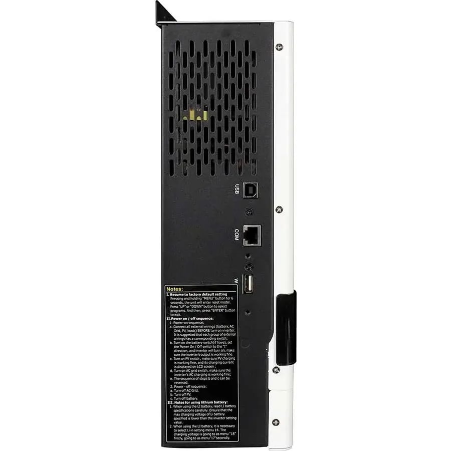 Комплект сохранения энергии збереження енергії Інвертор Must PV18-3224VPM II + 2шт гелевих акумуляторів Monbat 12MVR100 - фото 2