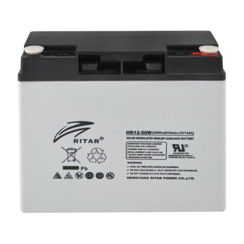 Аккумулятор для ИБП Ritar HR1250W, 12V-14.0Ah (HR1250W) - фото 1 Аккумулятор для ИБП Ritar HR1250W, 12V-14.0Ah (HR1250W) - фото 1