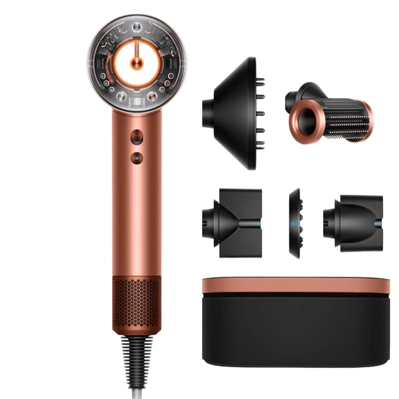 Фен Dyson Supersonic HD16 Nural Hair Dryer Straight+Wavy Amber Silk (143644-01)