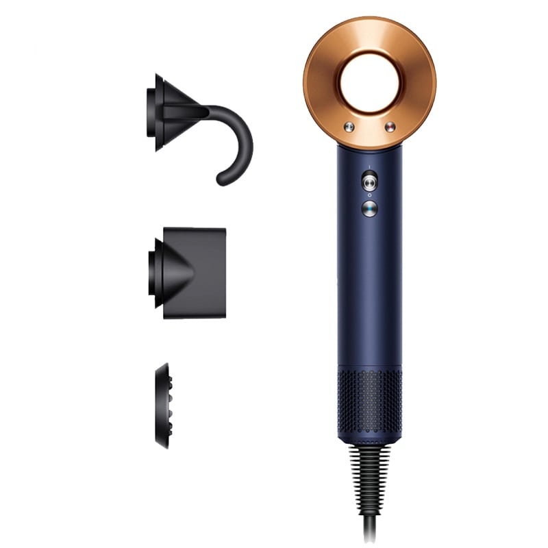 Фен Dyson HD07 Supersonic Straight+Wavy Prussian Blue/Rich Copper (113277-01)