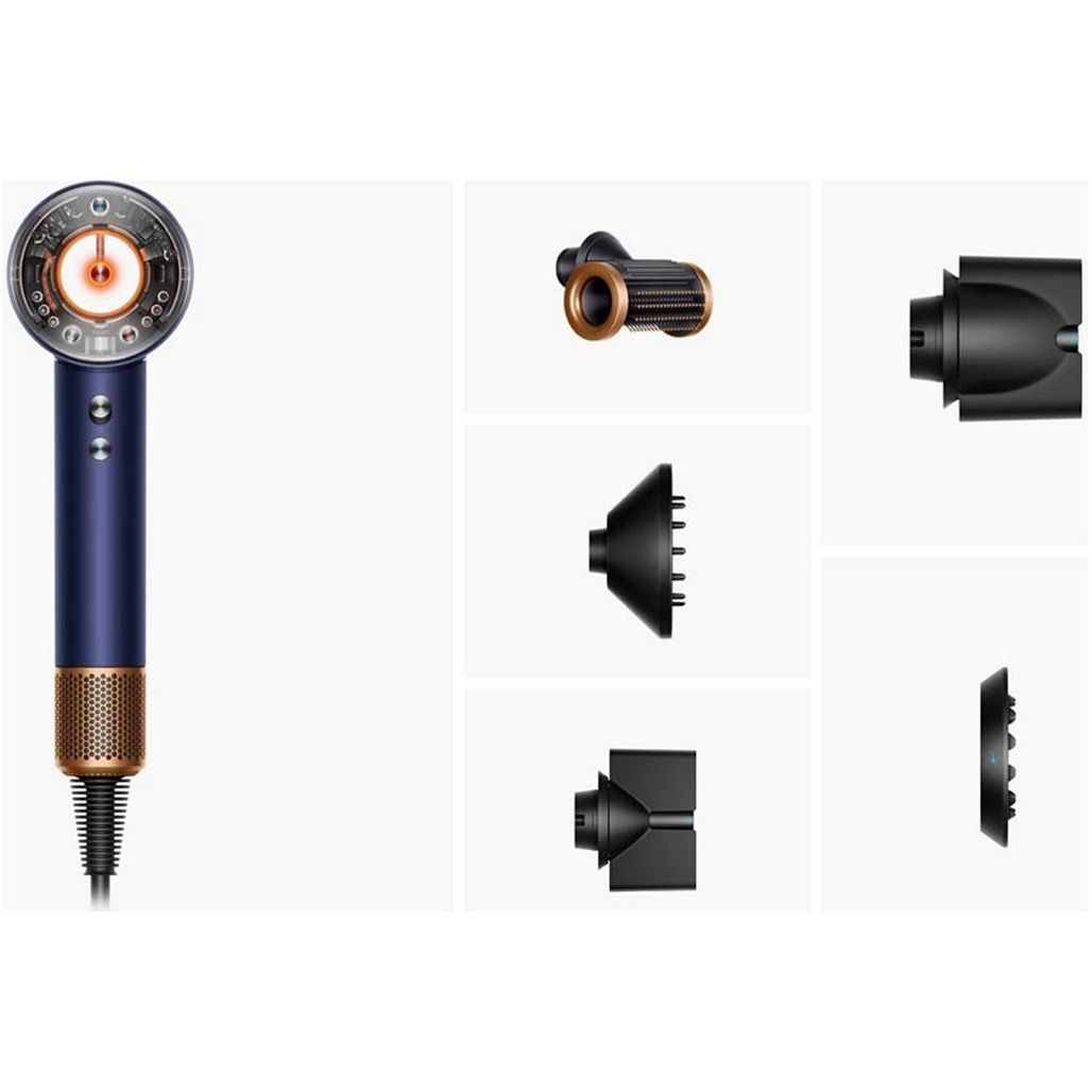 Фен Dyson Supersonic Nural Straight+Wavy Prussian Blue/Rich Copper (122612-01) - фото 1 Фен Dyson Supersonic Nural Straight+Wavy Prussian Blue/Rich Copper (122612-01) - фото 1