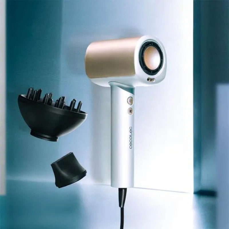 Фен Cecotec DryGlam Nano Plasma Champagne (A01_EU01_101438) - фото 4 Фен Cecotec DryGlam Nano Plasma Champagne (A01_EU01_101438) - фото 4