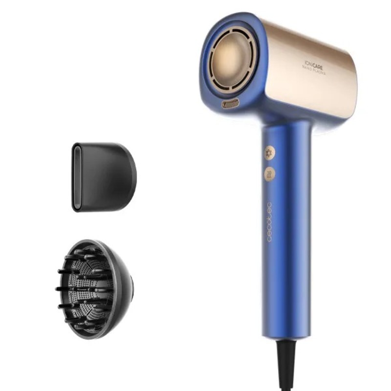 Фен Cecotec DryGlam Nano Plasma Blue (A01_EU01_101439)