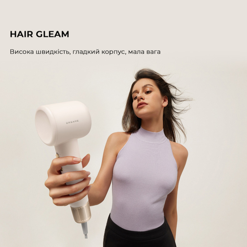 Фен Dreame Hair Dryer Gleam White (AHD12A-WH) Europe - фото 9 Фен Dreame Hair Dryer Gleam White (AHD12A-WH) Europe - фото 9