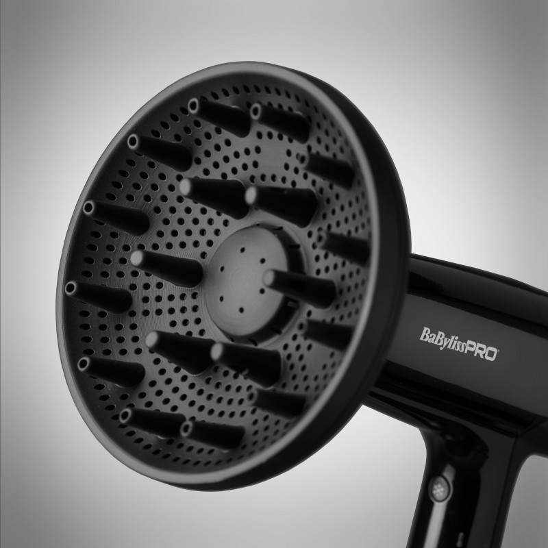 Фен Babyliss Pro Falco Grey&Gold BAB8550E - фото 9