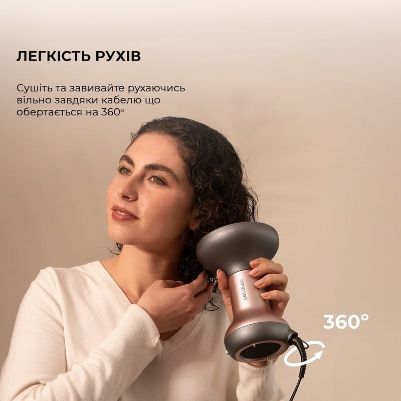Фен Cecotec Bamba IoniCare MagiCurls Grey (CCTC-04417) - фото 3