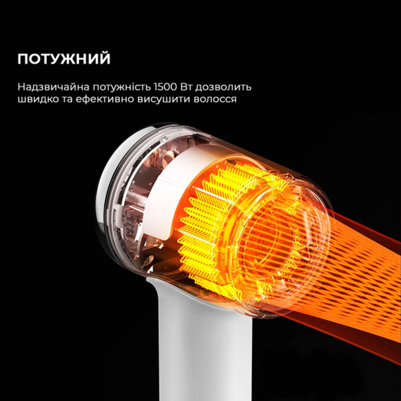 Фен Deerma DEM-CF50W Navy Blue - фото 4