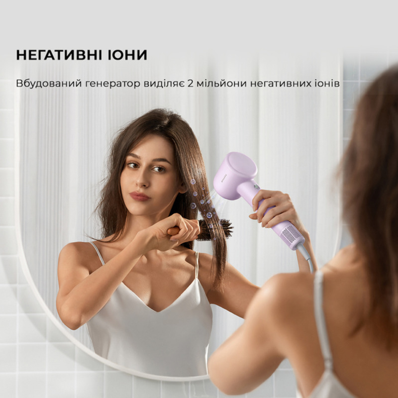 Фен Dreame Hair Dryer Gleam Purple (AHD12A-PPL) Europe - фото 6 Фен Dreame Hair Dryer Gleam Purple (AHD12A-PPL) Europe - фото 6