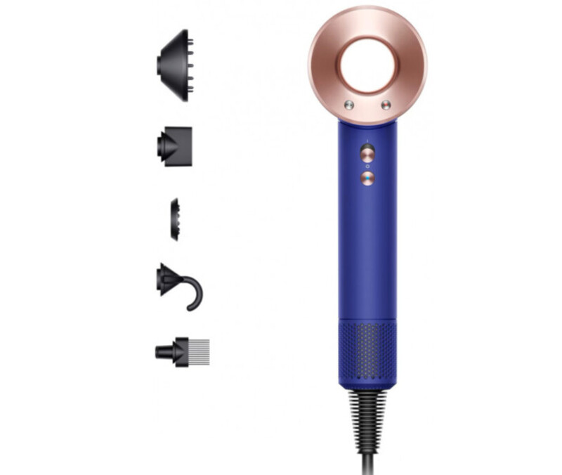 Фен Dyson HD07 Supersonic Limited Edition Vinca Blue/Rose (426081-01) Open box - фото 1