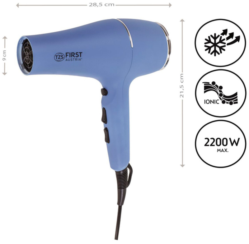 Фен First FA-5654-7-BU - фото 1