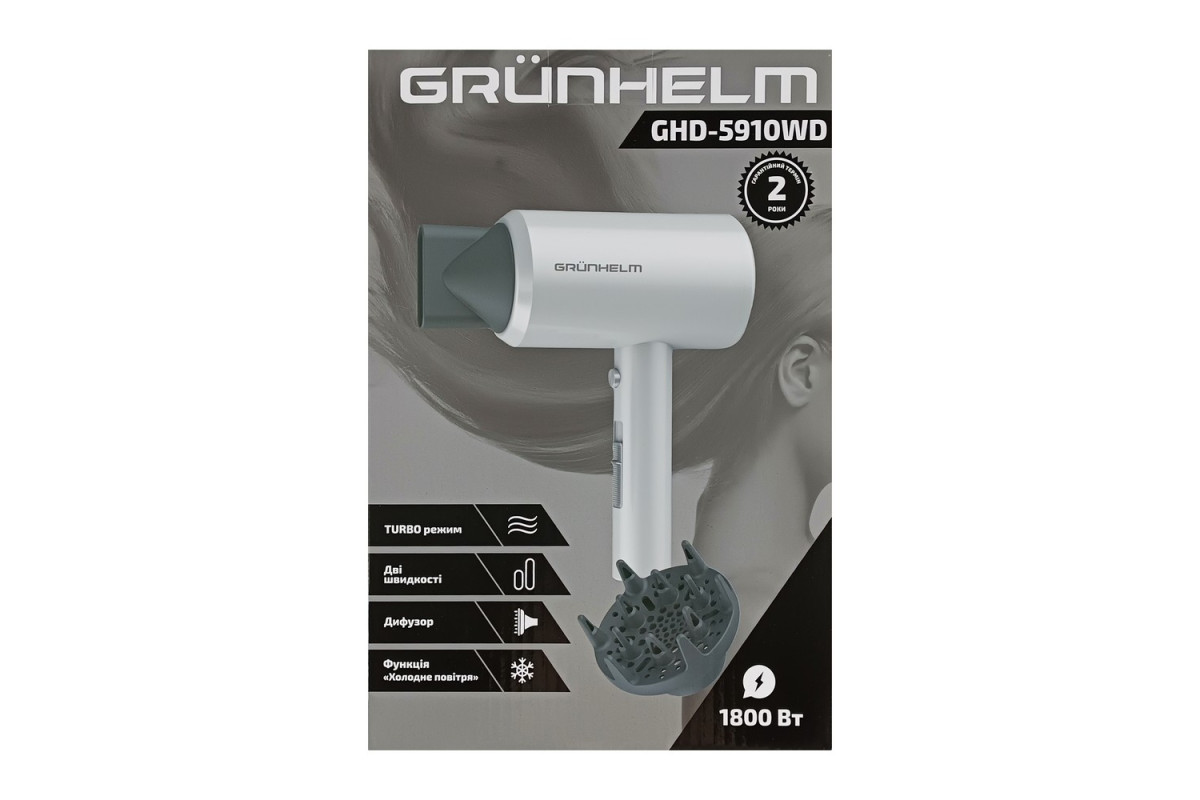 Фен Grunhelm GHD-5910WD - фото 3 Фен Grunhelm GHD-5910WD - фото 3