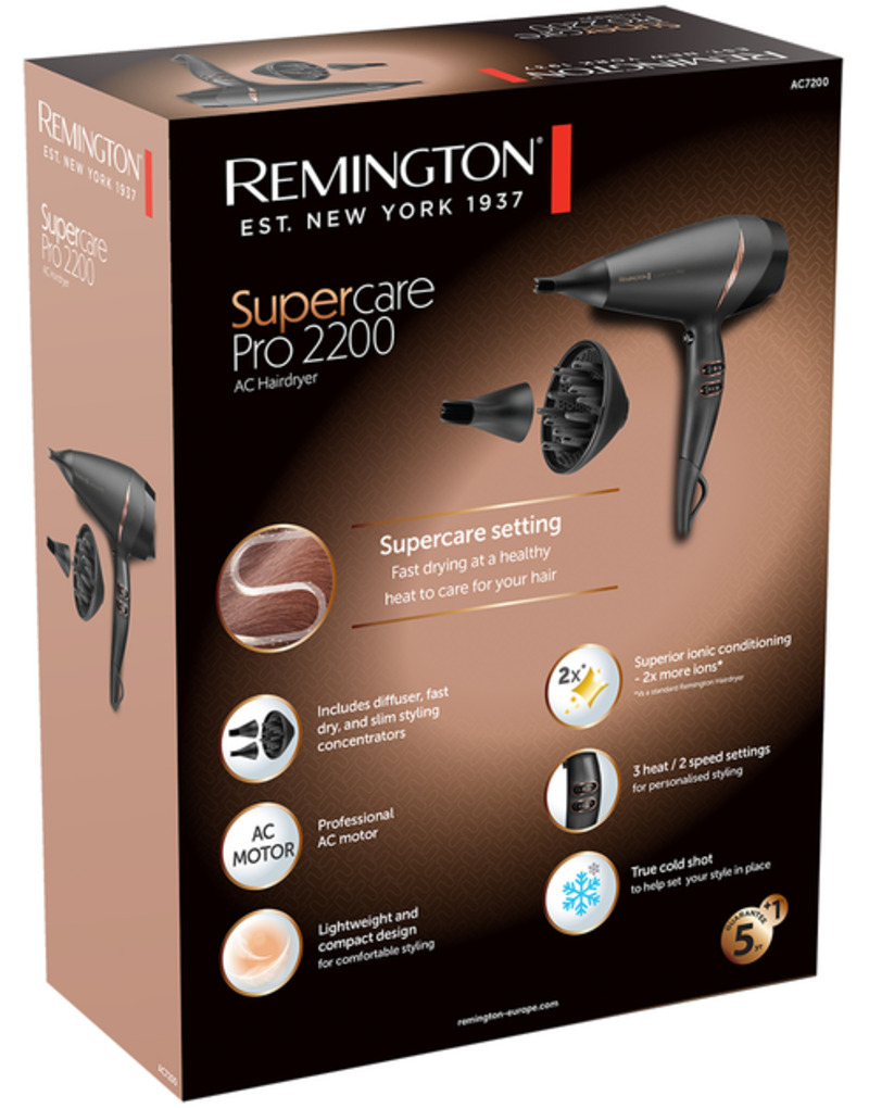 Фен Remington AC7200 Supercare PRO Europe - фото 9 Фен Remington AC7200 Supercare PRO Europe - фото 9