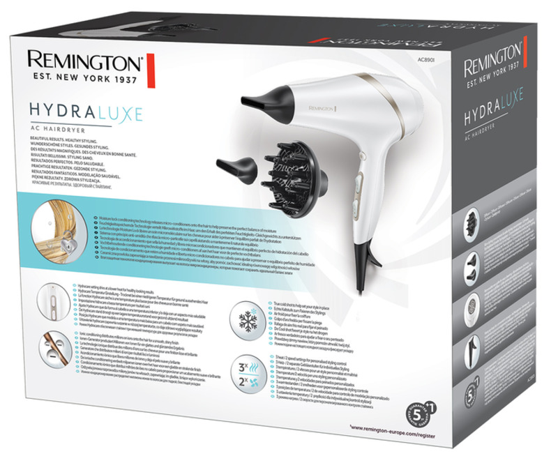 Фен Remington AC8901 HYDRAluxe Europe - фото 5
