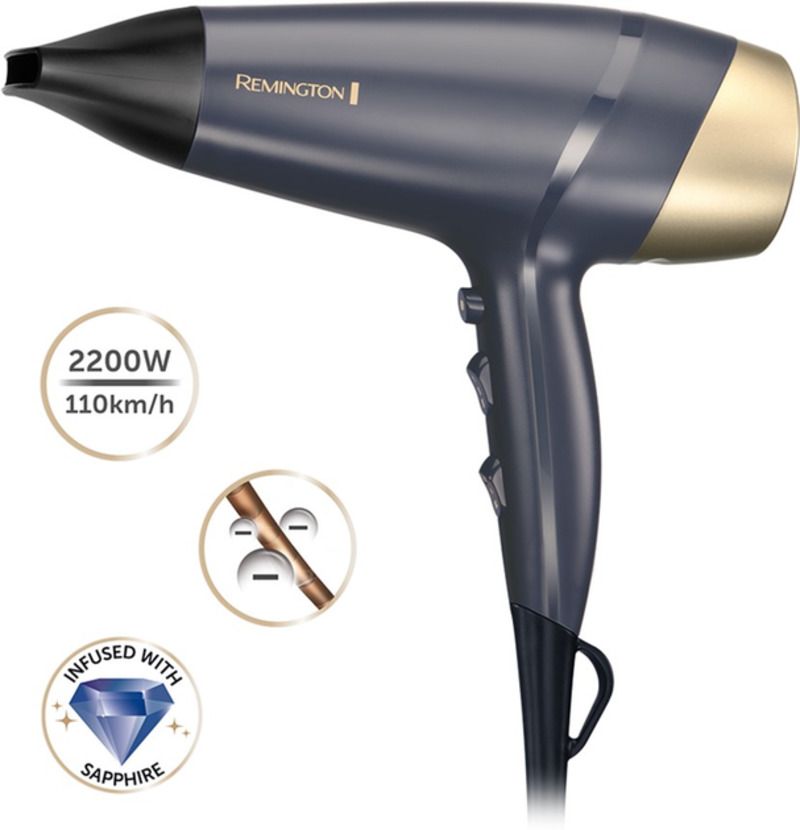 Фен Remington Sapphire Luxe Hairdryer D5805 Europe - фото 3 Фен Remington Sapphire Luxe Hairdryer D5805 Europe - фото 3