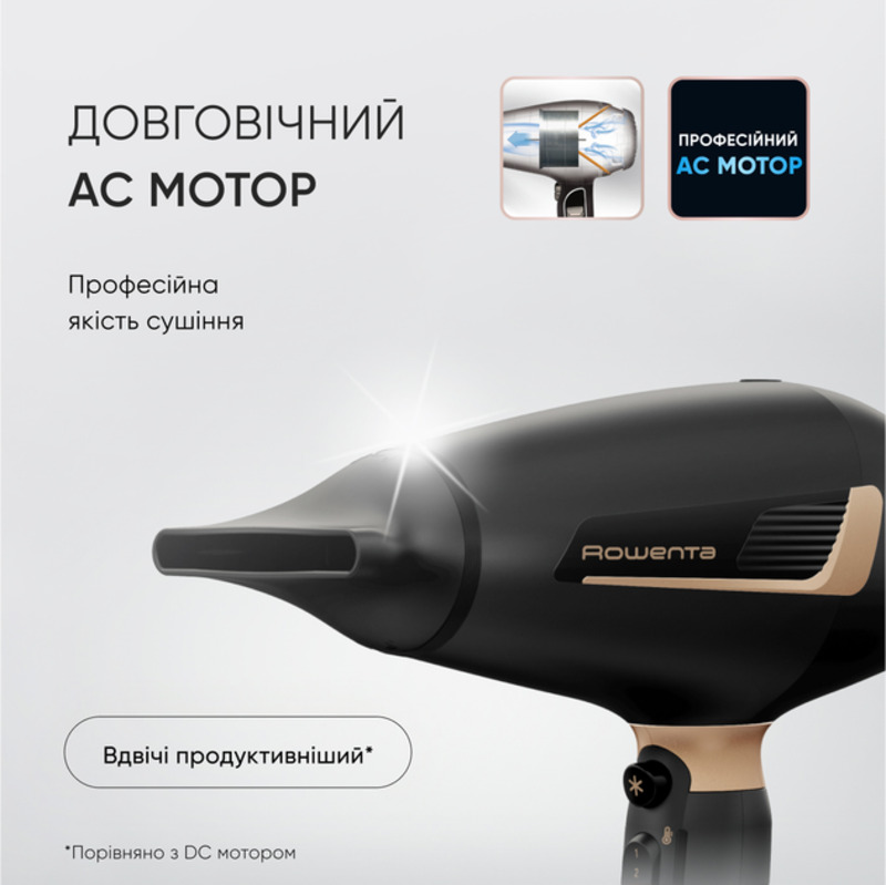 Фен Rowenta CV8840F0 Pro Expert Europe - фото 8 Фен Rowenta CV8840F0 Pro Expert Europe - фото 8