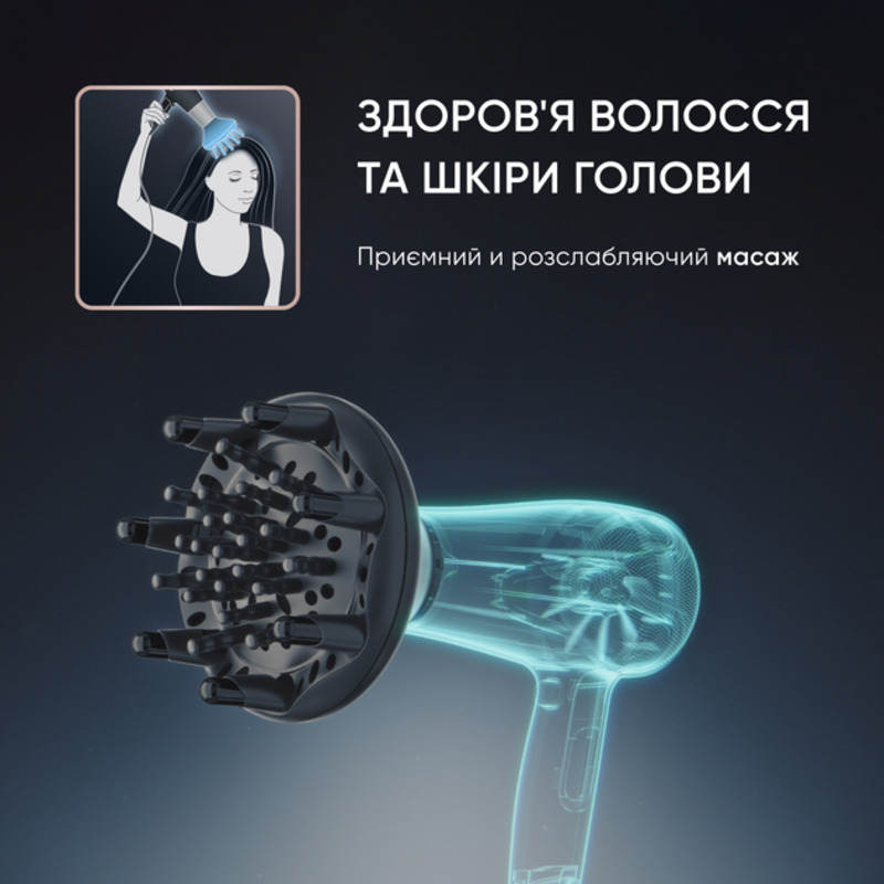 Фен Rowenta Premium Care Pro CV7461 (CV7461F0) Europe - фото 7 Фен Rowenta Premium Care Pro CV7461 (CV7461F0) Europe - фото 7