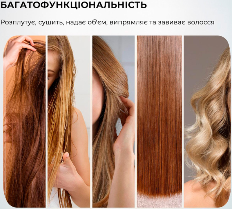 Фен-щетка CECOTEC Bamba CeramicCare 10in1 (CCTC-04439) - фото 7