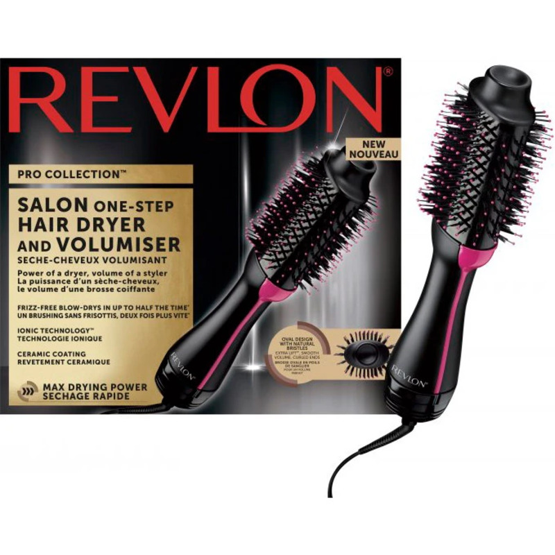 Фен-щетка Revlon Pro Collection Salon One-Step RVDR5222E3 - фото 5 Фен-щетка Revlon Pro Collection Salon One-Step RVDR5222E3 - фото 5