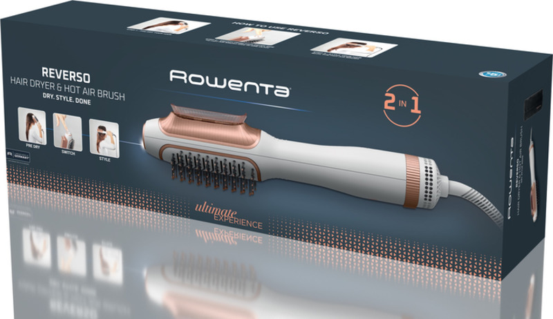 Фен-щетка Rowenta CF9820F0 Reverso Dry&Brush 2в1 Europe - фото 12 Фен-щетка Rowenta CF9820F0 Reverso Dry&Brush 2в1 Europe - фото 12