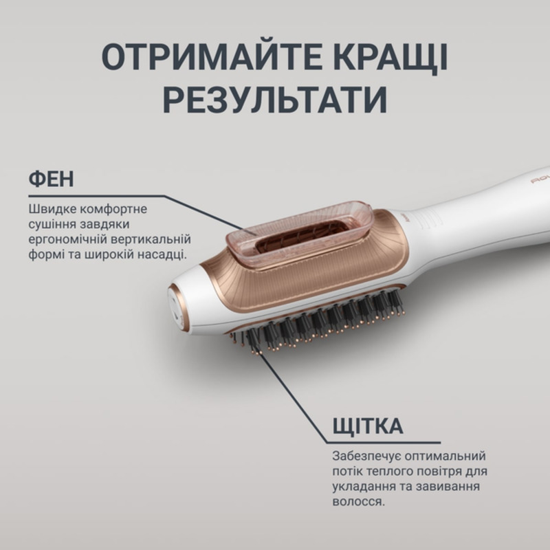 Фен-щетка Rowenta CF9820F0 Reverso Dry&Brush 2в1 Europe - фото 4 Фен-щетка Rowenta CF9820F0 Reverso Dry&Brush 2в1 Europe - фото 4