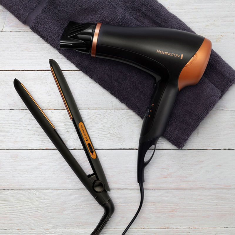 Фен + Випрямляч для волосся Remington Haircare Giftpack D3012GP Europe - фото 4 Фен + Випрямляч для волосся Remington Haircare Giftpack D3012GP Europe - фото 4