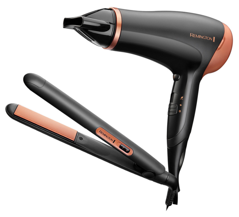 Фен + Випрямляч для волосся Remington Haircare Giftpack D3012GP Europe