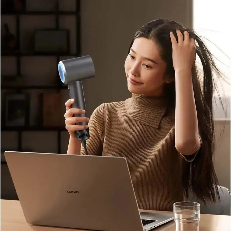 Фен Xiaomi MiJia Dryer H501 Grey + (переходник на EU розетку) Europe - фото 5