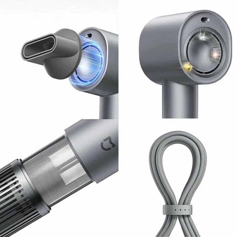 Фен Xiaomi Mijia High Speed Water Ion Hair Dryer H701 + (перехідник на EU розетку) Europe - фото 4 Фен Xiaomi Mijia High Speed Water Ion Hair Dryer H701 + (перехідник на EU розетку) Europe - фото 4